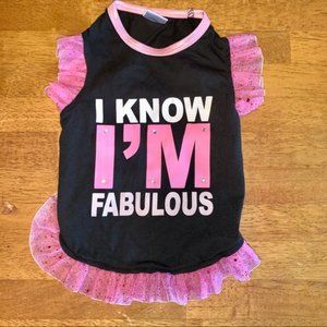Pet shirt size medium